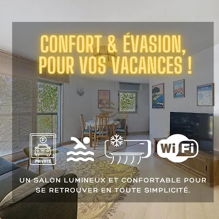 Edenia, Ac,balcony Swimming Pool, Wi-fi & Parking Fréjus