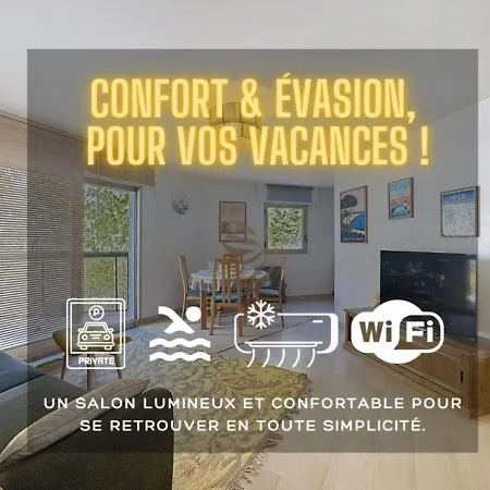 édenia, Ac,balcony Swimming Pool, Wi-fi&parking * Fréjus